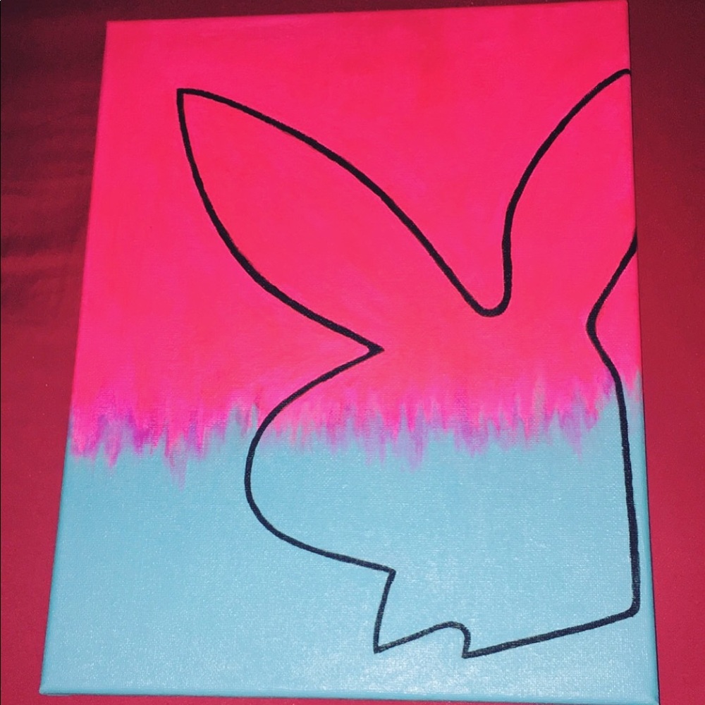 Playboy acrylic painting
